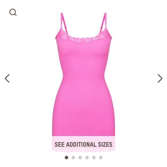 Skims fits everybody lace slip dress